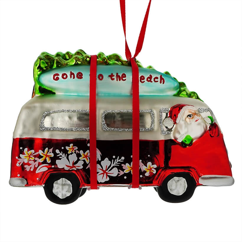 Gone to the Beach Van Ornament