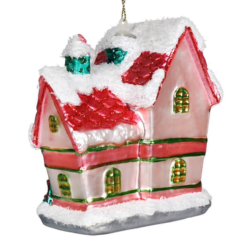 Santa's Workshop House Ornament
