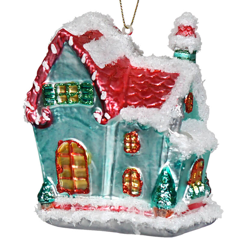 Santa's Candy Shop House Ornament