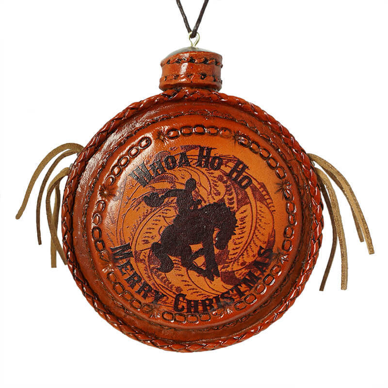 Western Rodeo Canteen Ornament