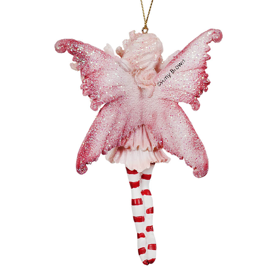 Amy Brown Candy Cane Fairy Ornament
