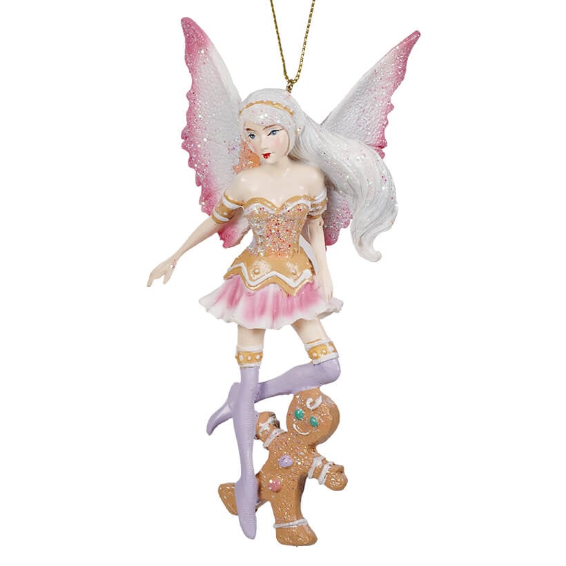 Amy Brown Gingerbread Man Fairy Ornament