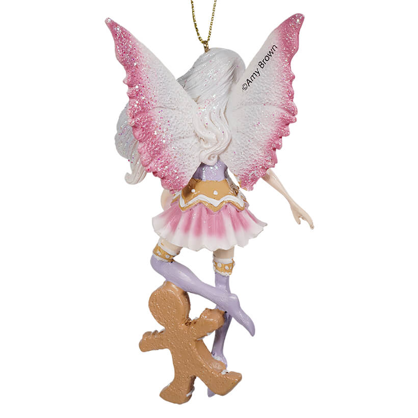 Amy Brown Gingerbread Man Fairy Ornament