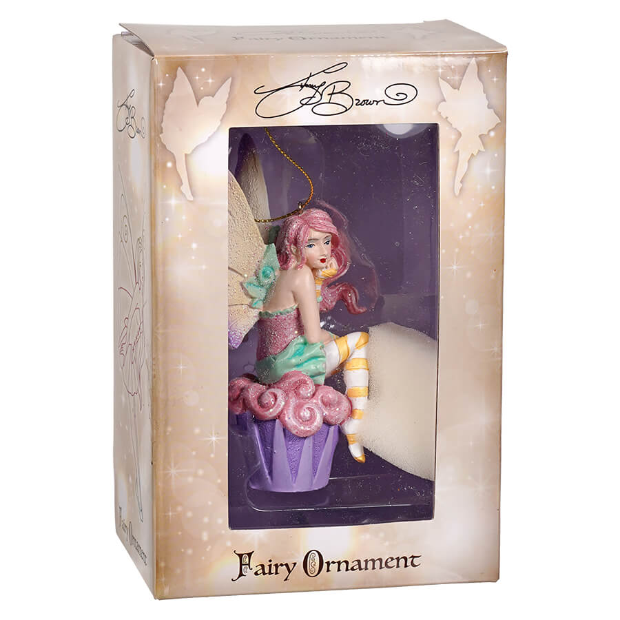 Amy Brown Cupcake Fairy Ornament