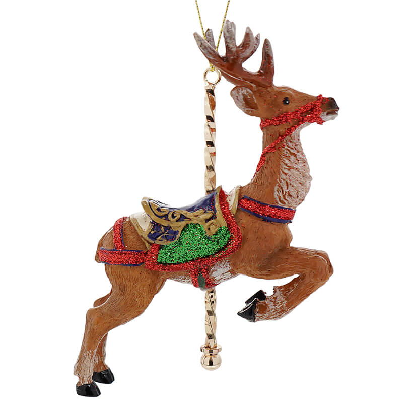 Reindeer Carousel Ornament
