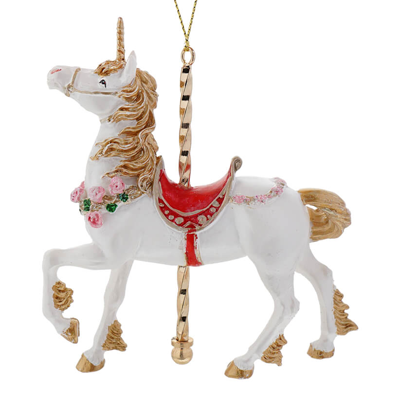 Unicorn Carousel Ornament