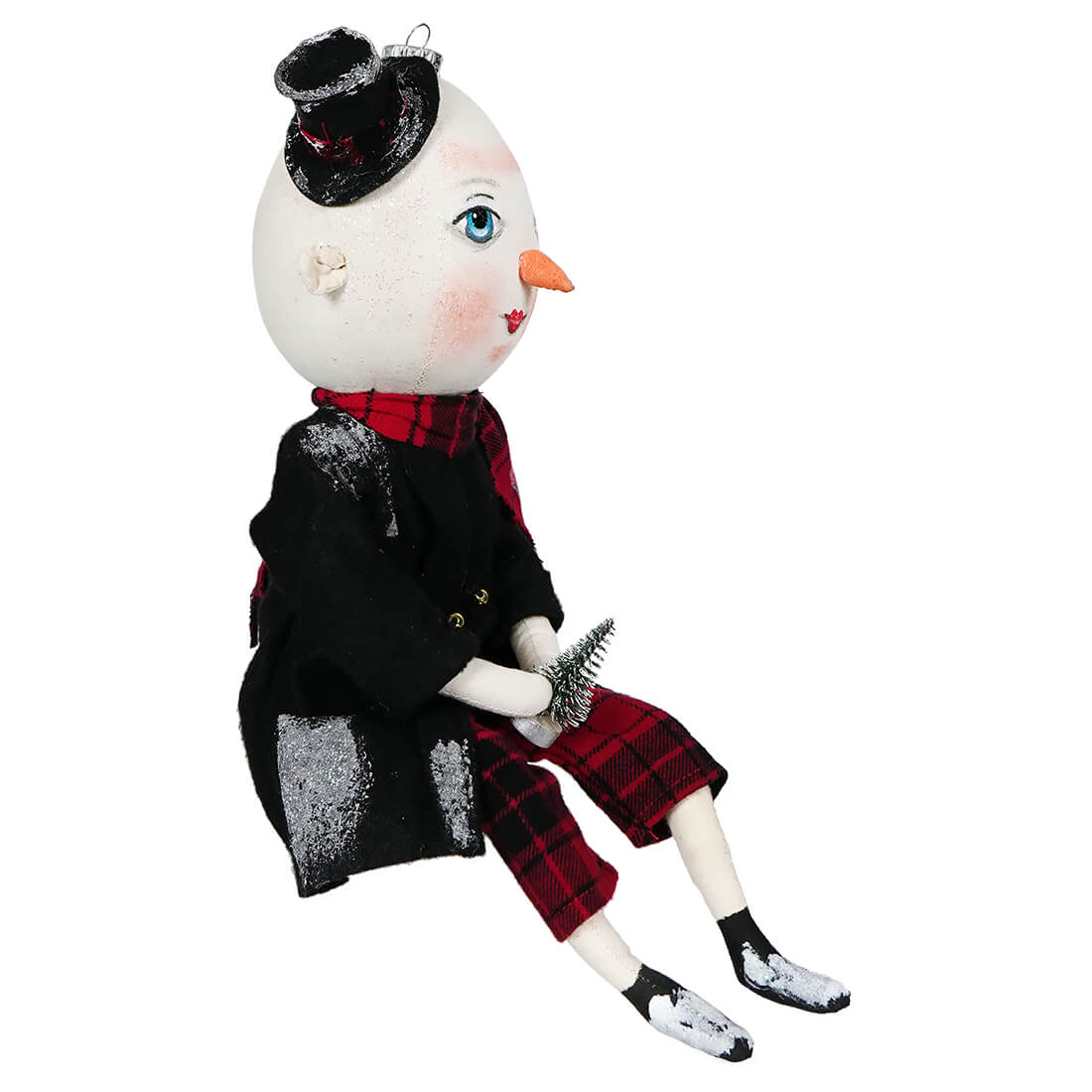 Basil Ornament Head Doll