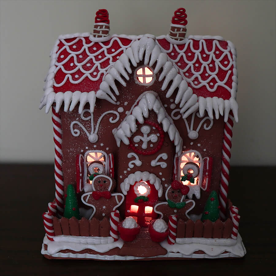 Lighted Gingerbread Manor House