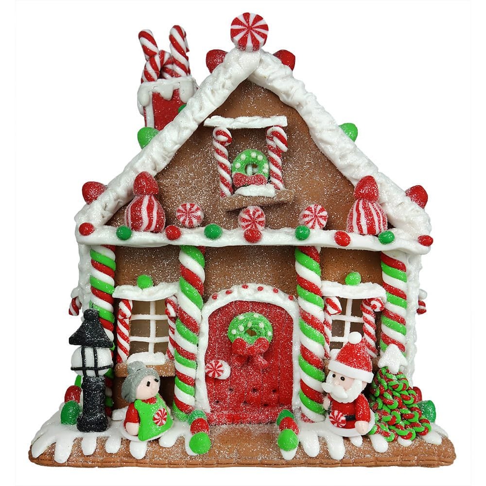 Gingerbread Gumdrop Lighted House