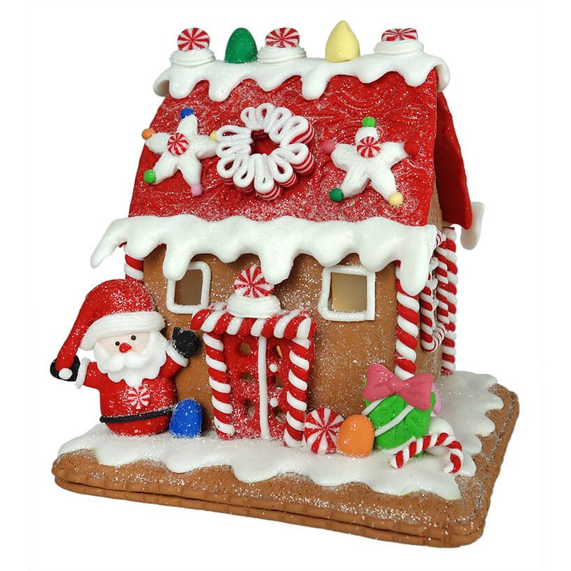 Santa's Candy Cottage Lighted House