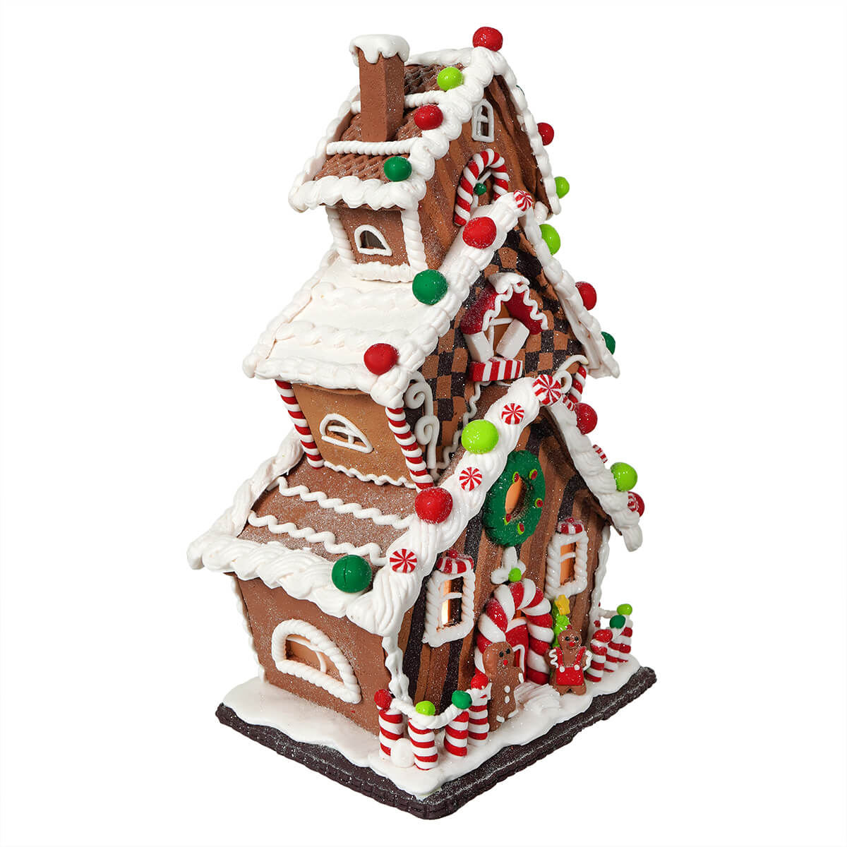 Gingerbread Cookie 3-Layer LED House