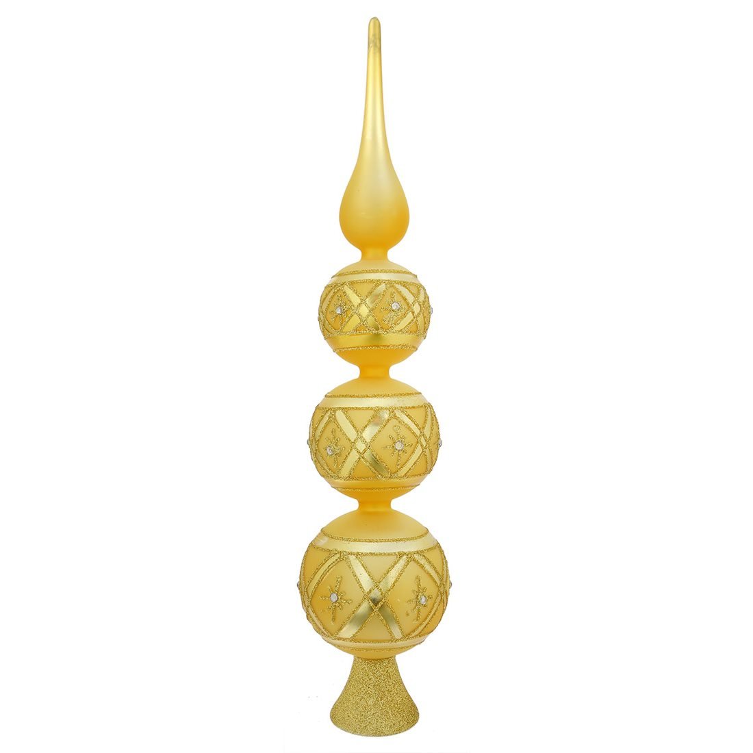 Gold 3 Ball Tree Topper