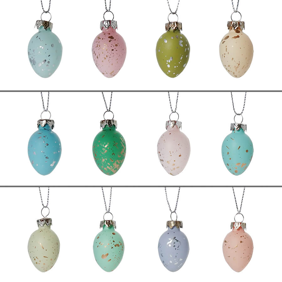 Enchanted Forest Egg Ornaments Set/12