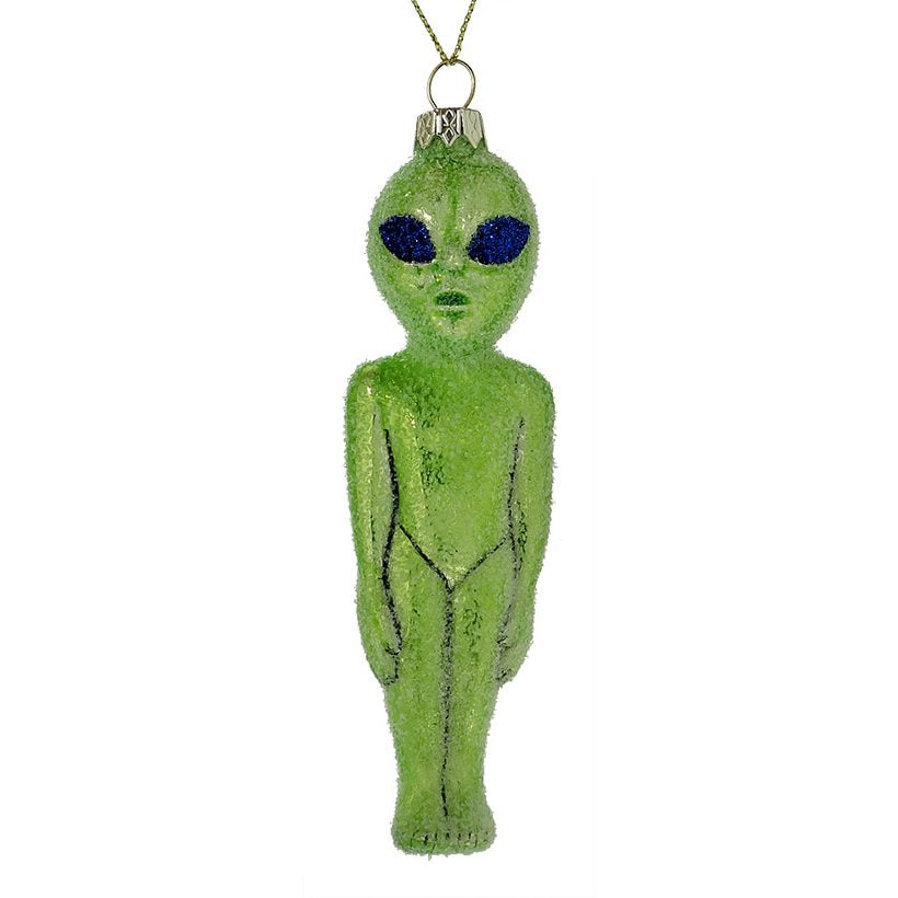 Little Green Alien Ornament