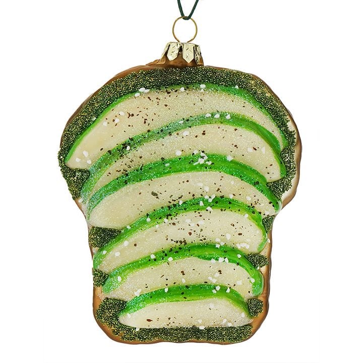 Avocado Slices on Toast Ornament
