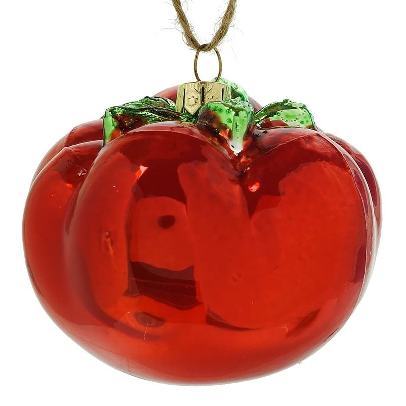 Red Ripe Tomato Ornament