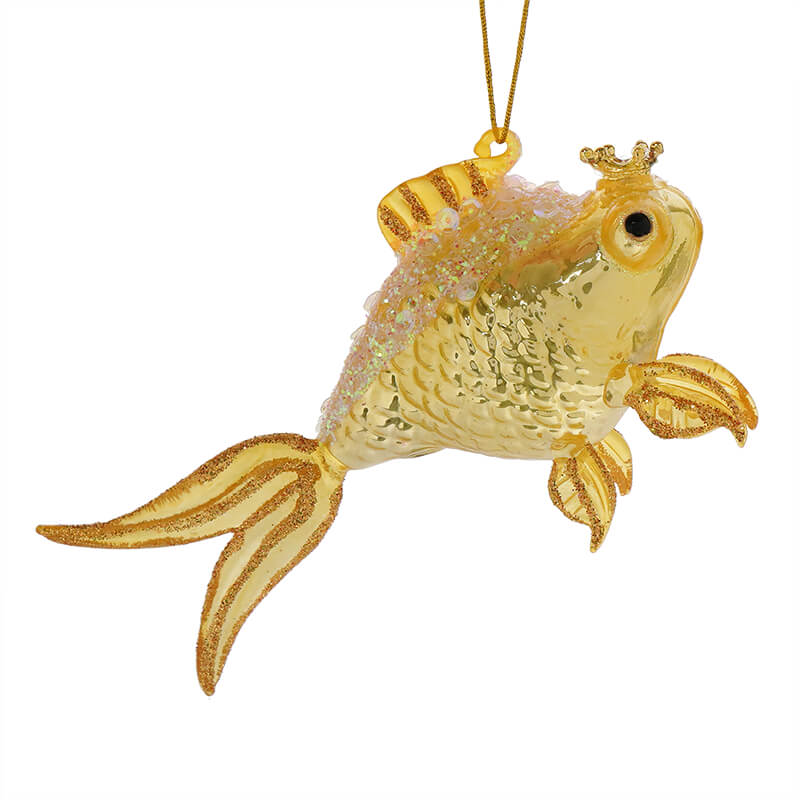 Fanciful Yellow Goldfish Ornament