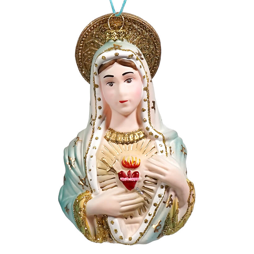 Sacred Heart Mary Ornament