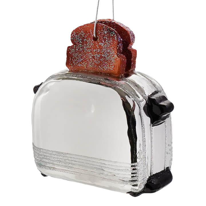 Silver Toaster Ornament