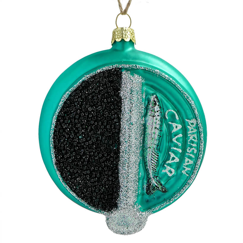 Green Can Caviar Ornament