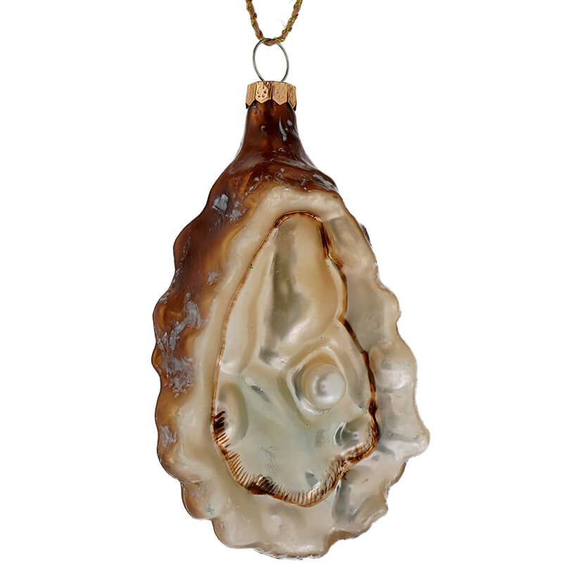 Blue Oyster Ornament