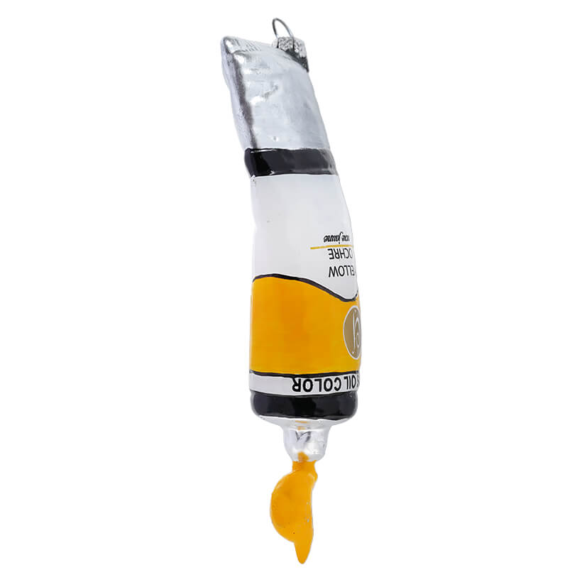 Tube Of Yellow Oil Paints Ornament