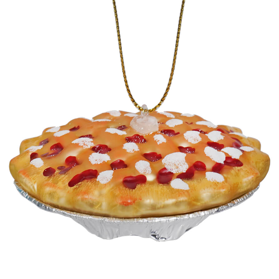 Homemade Cherry Pie Ornament