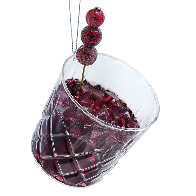 Cranberry Cocktail Ornament