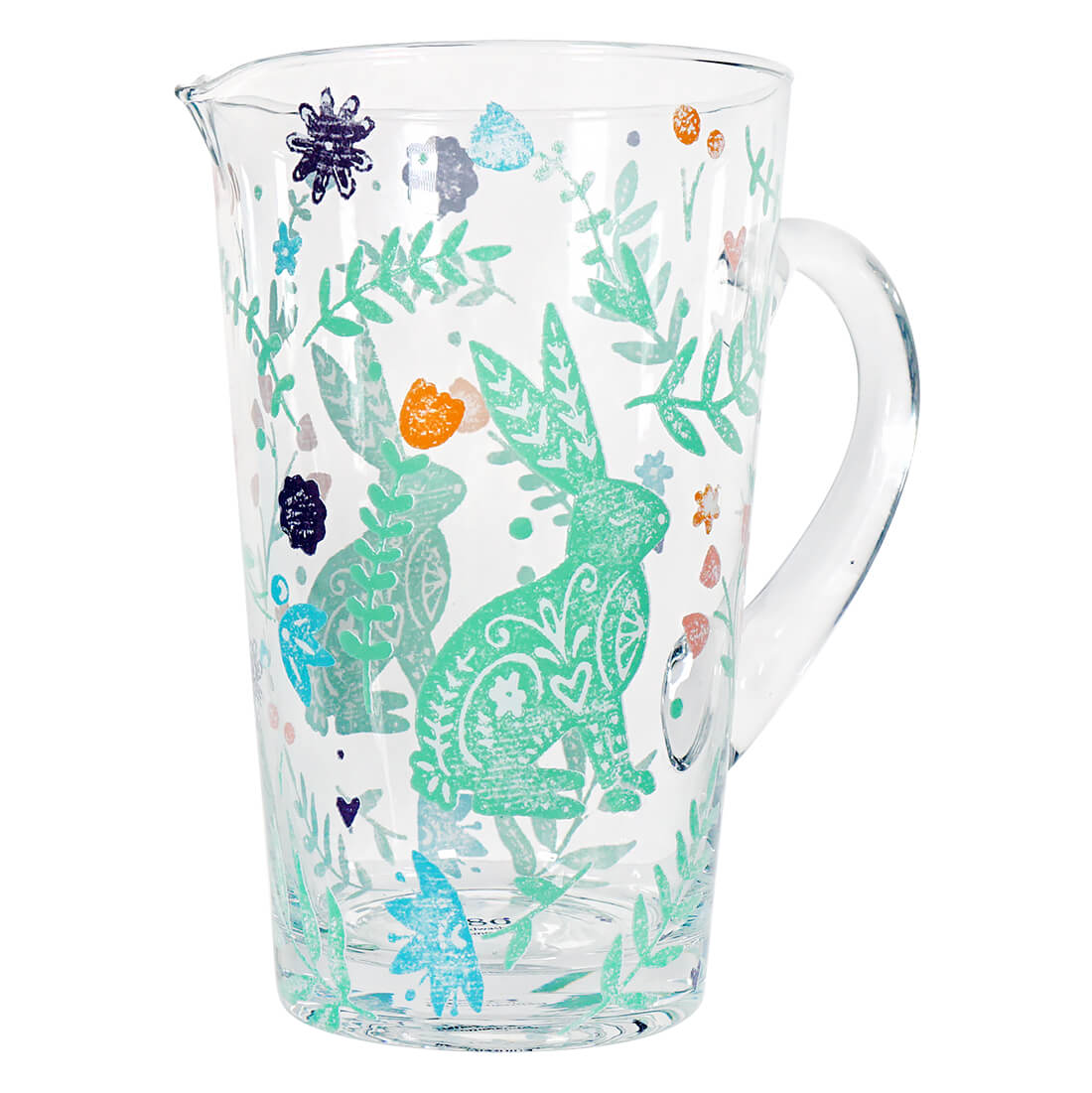 Spring Fables Glass Pitcher