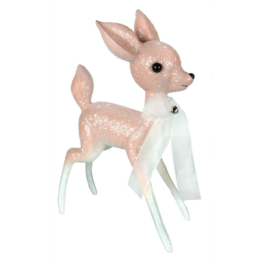 Retro Pastel Pink Deer