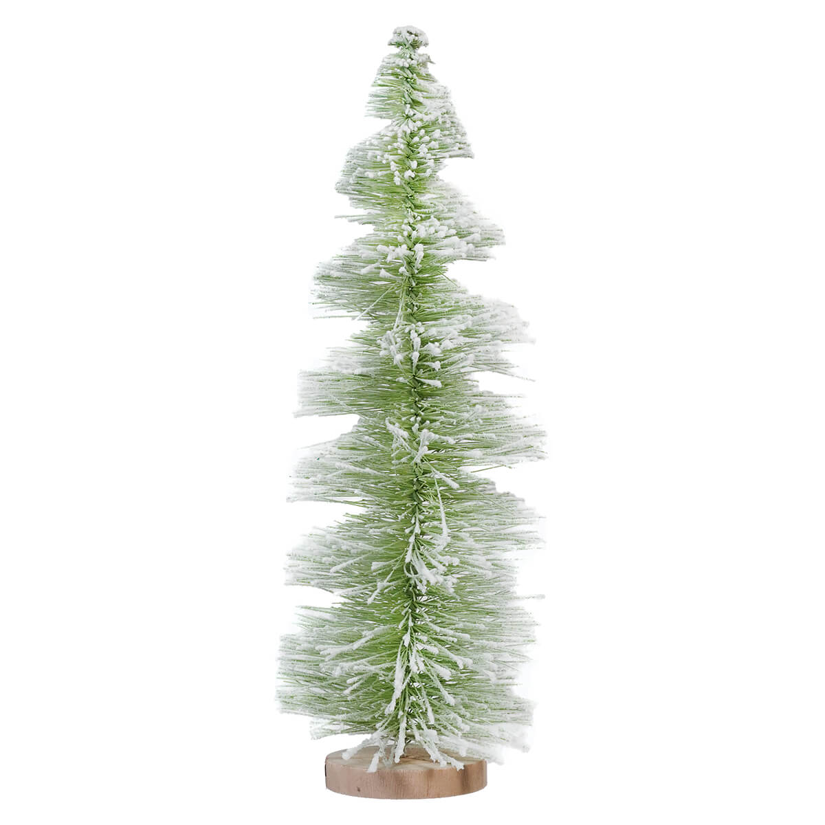 Frosted Green Spiral Sisal Tree
