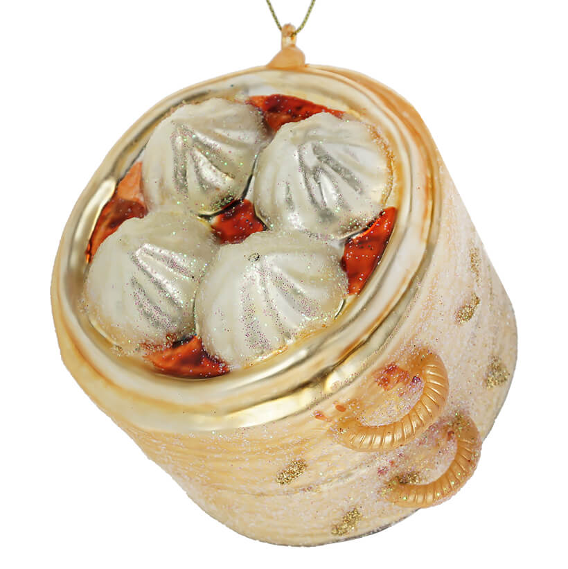 Glass Steamed Buns Ornament