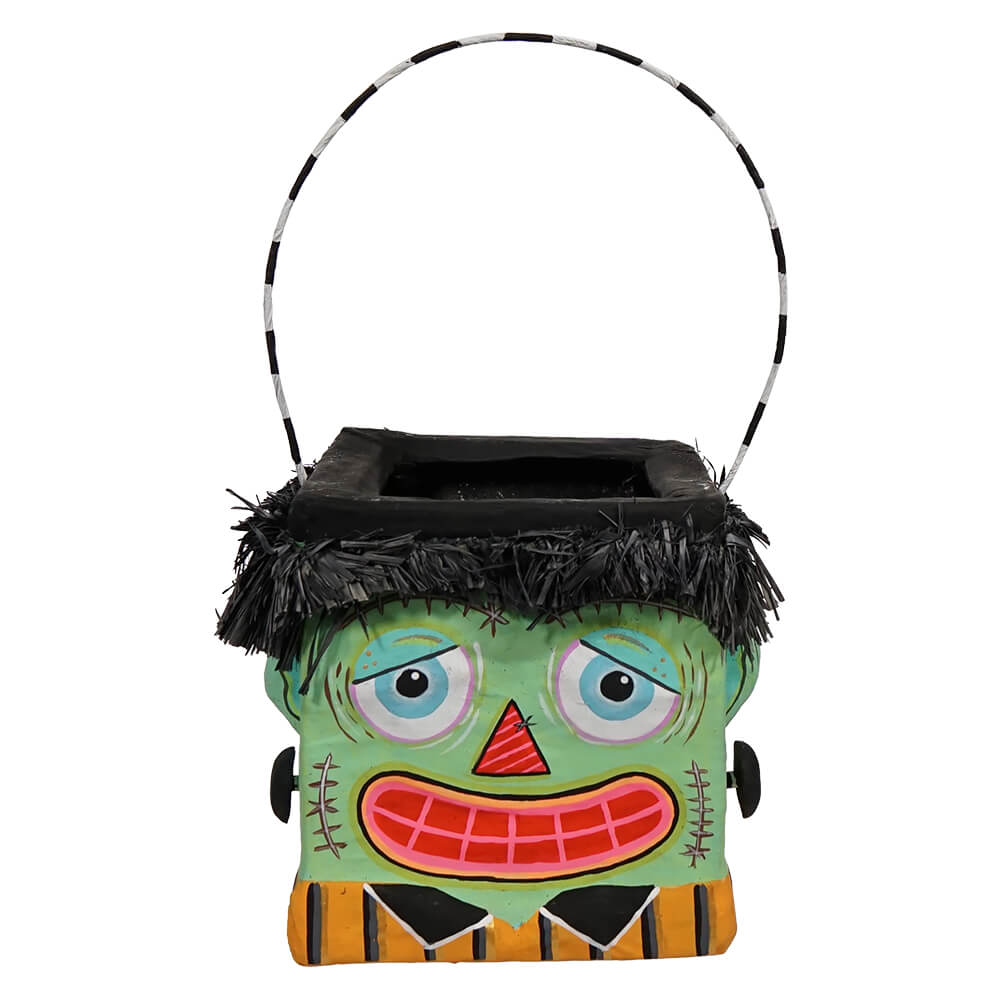 Frankenstein Face Halloween Mini Bucket