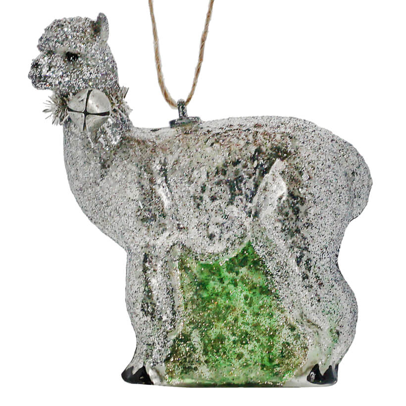 Silver Llama Ornament