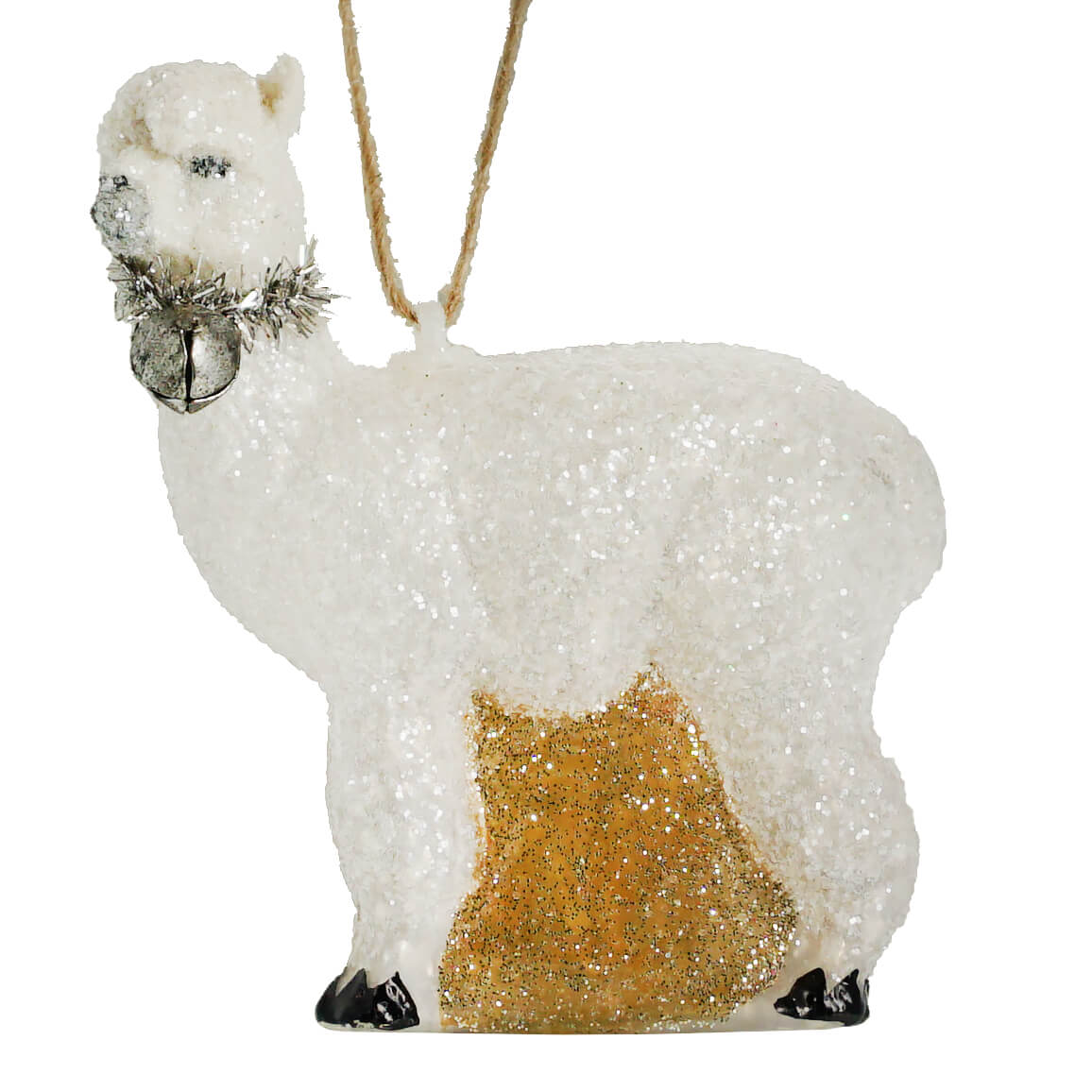 White Llama Ornament