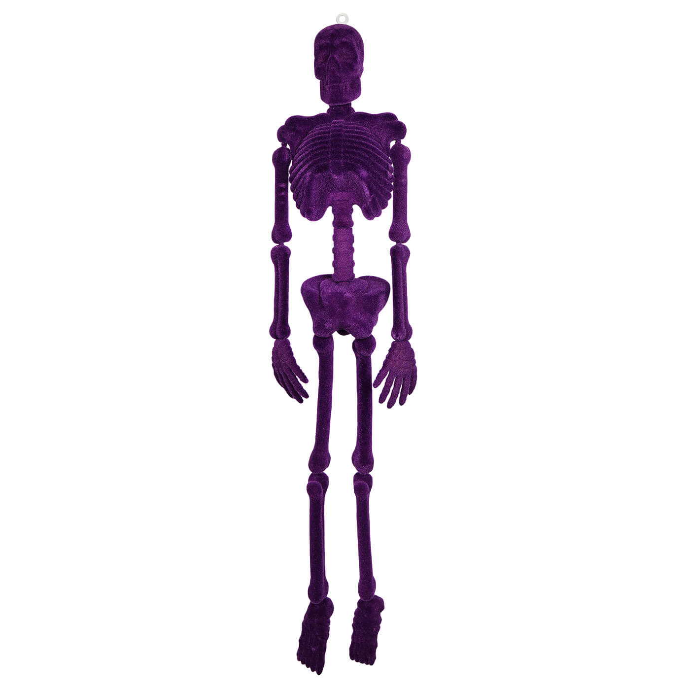 Purple Flocked Skeleton