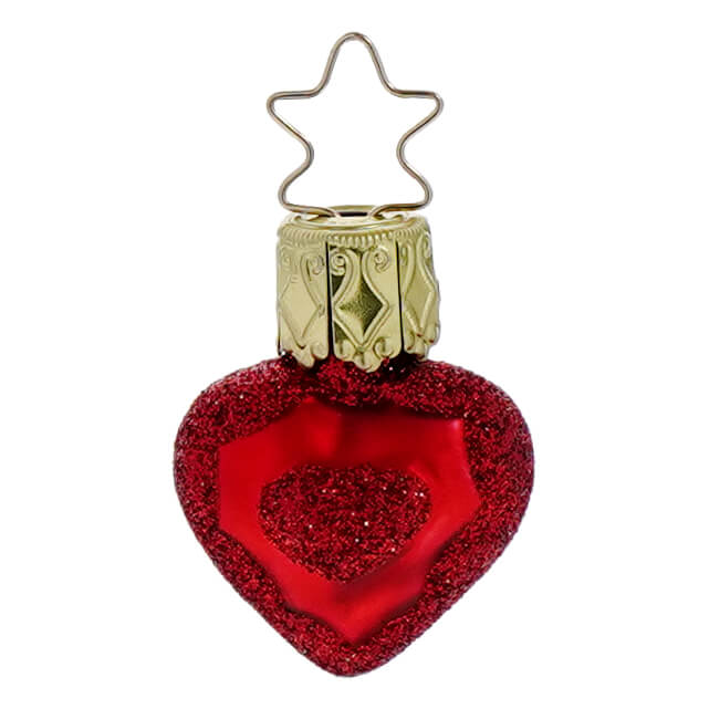 Mini Red Heart Ornament