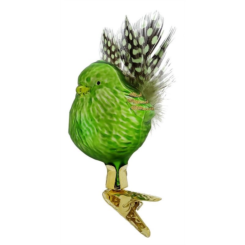 Green Birdie Clip-On Ornament