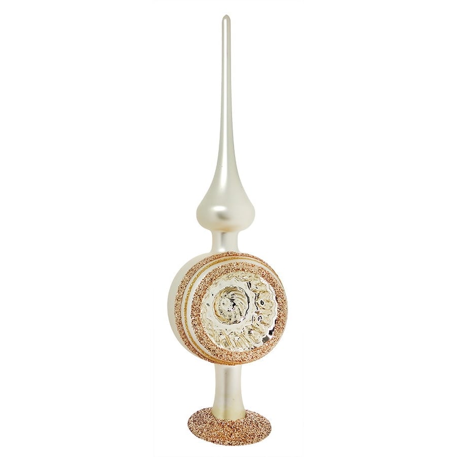 Champagne Reflector Finial Tree Topper