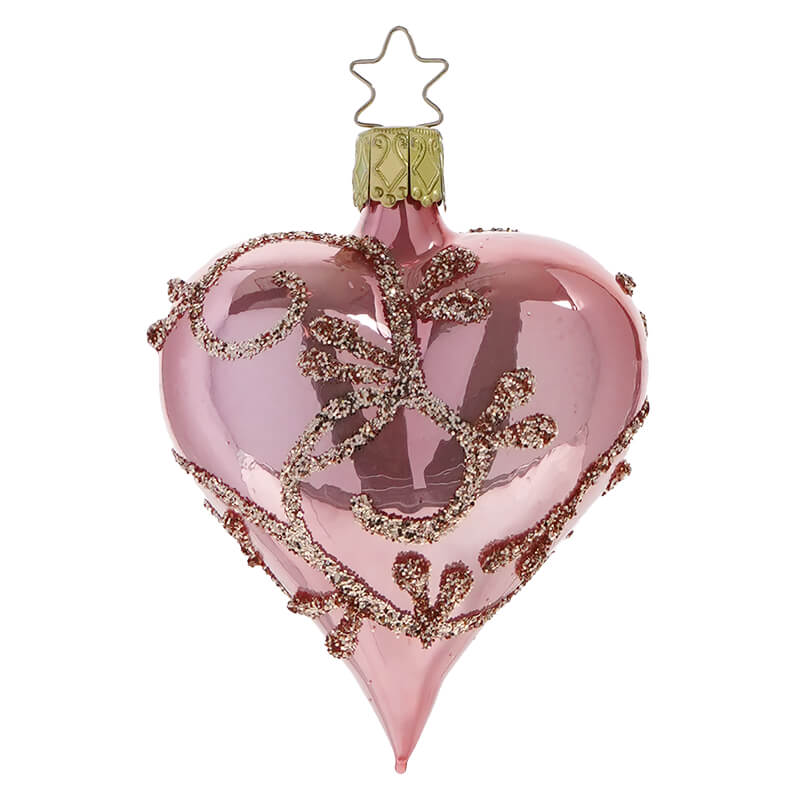 Pearl Candy Pink Heart Ornament