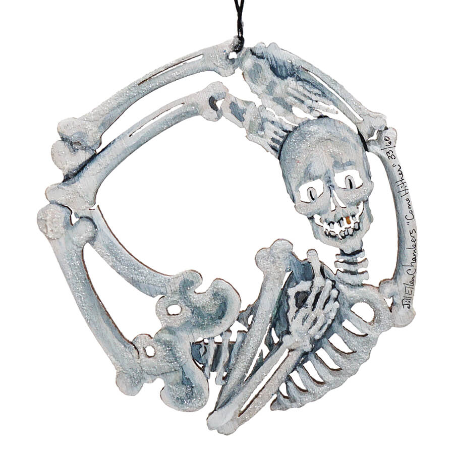 Come Hither Skeleton Ornament