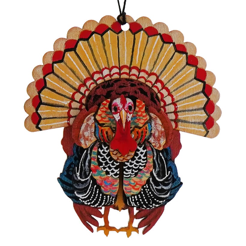 Colorful Turkey Ornament