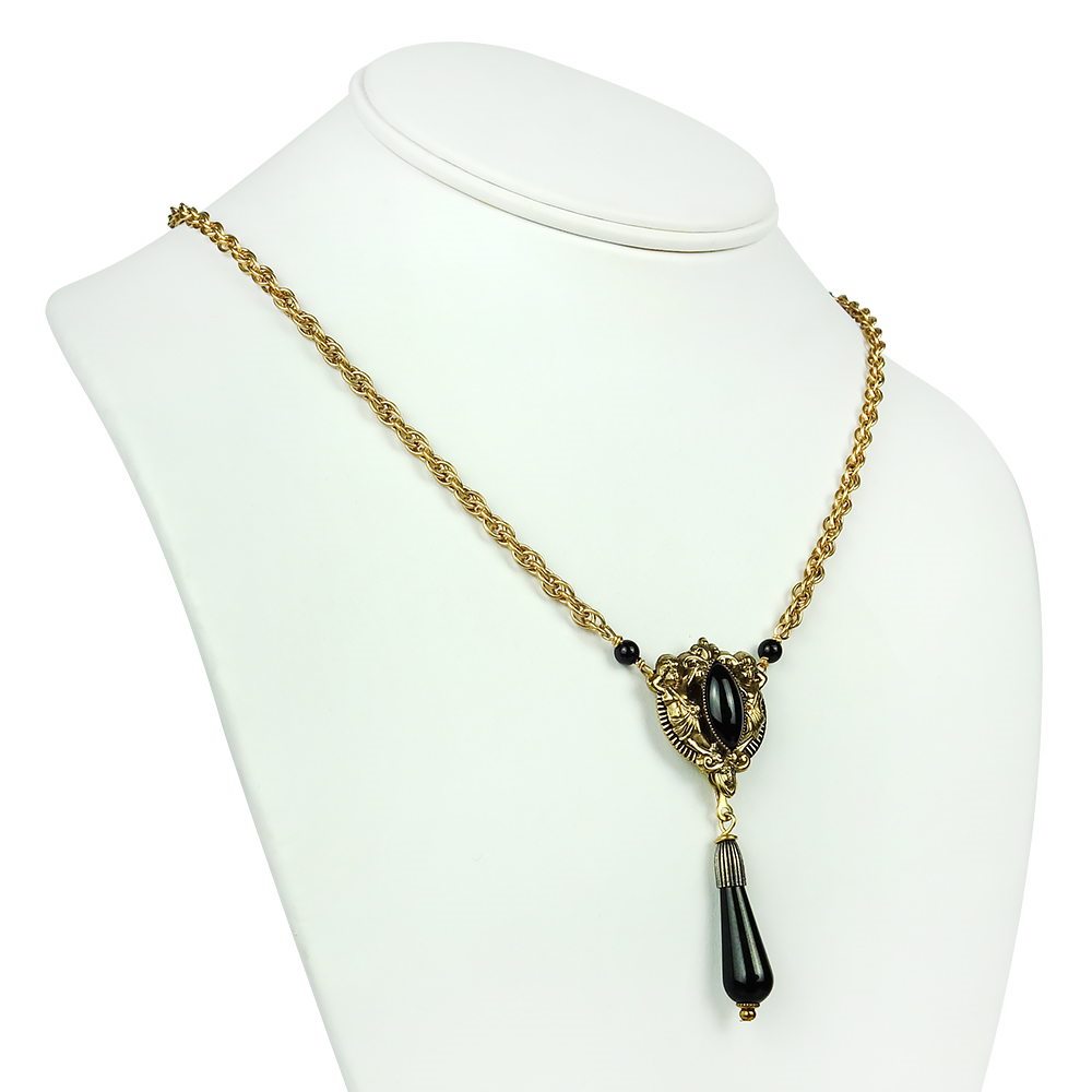 Black Onyx Angelic Necklace