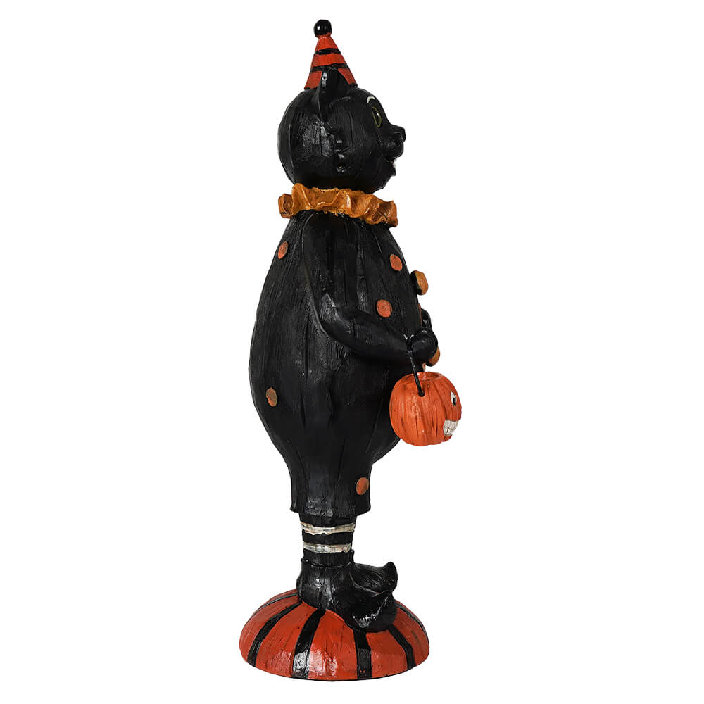 Black Cat Halloween Figurine