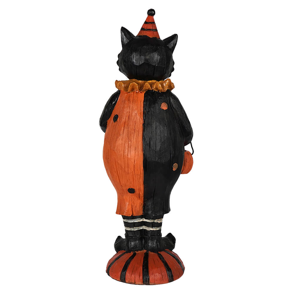 Black Cat Halloween Figurine