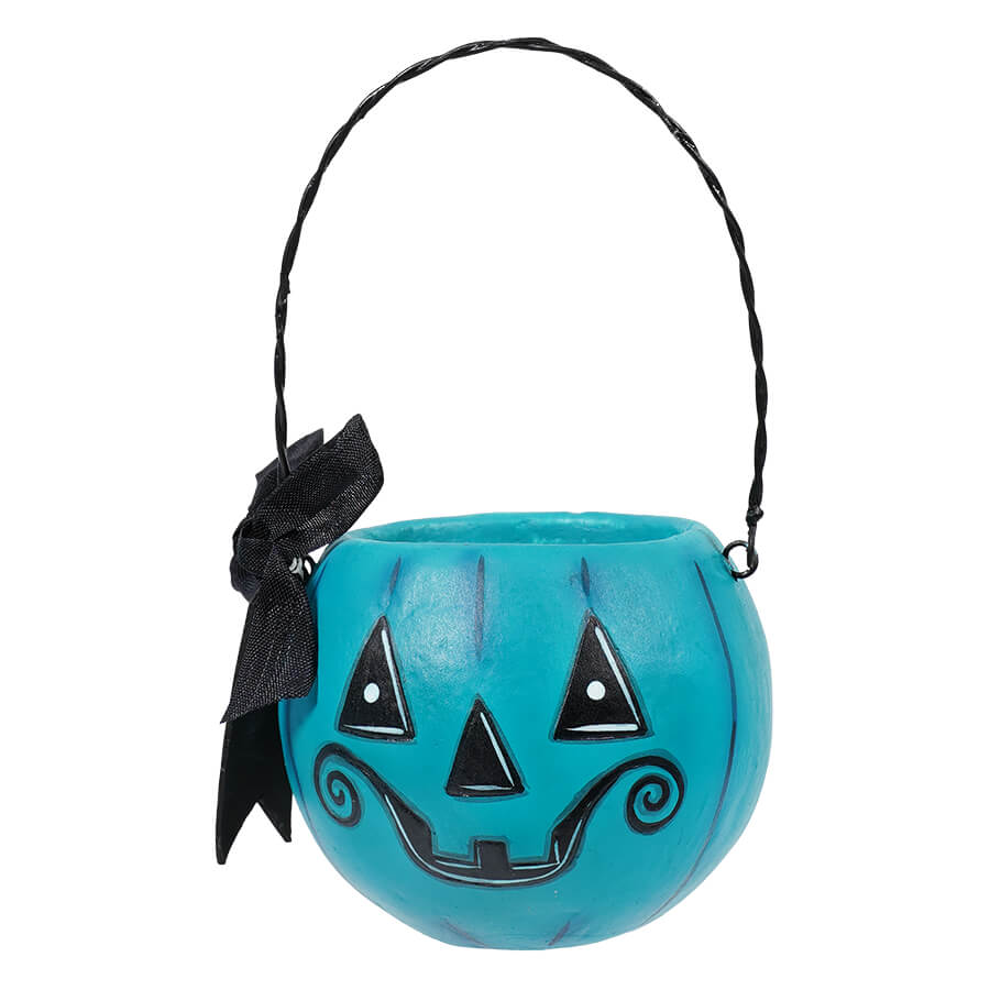 Small Blue Pumpkin Bucket