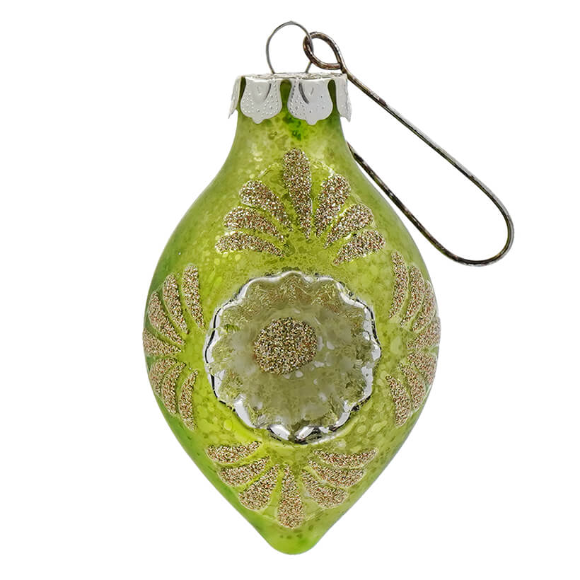 Light Green Jewel-Tide Onion Indent Ornament