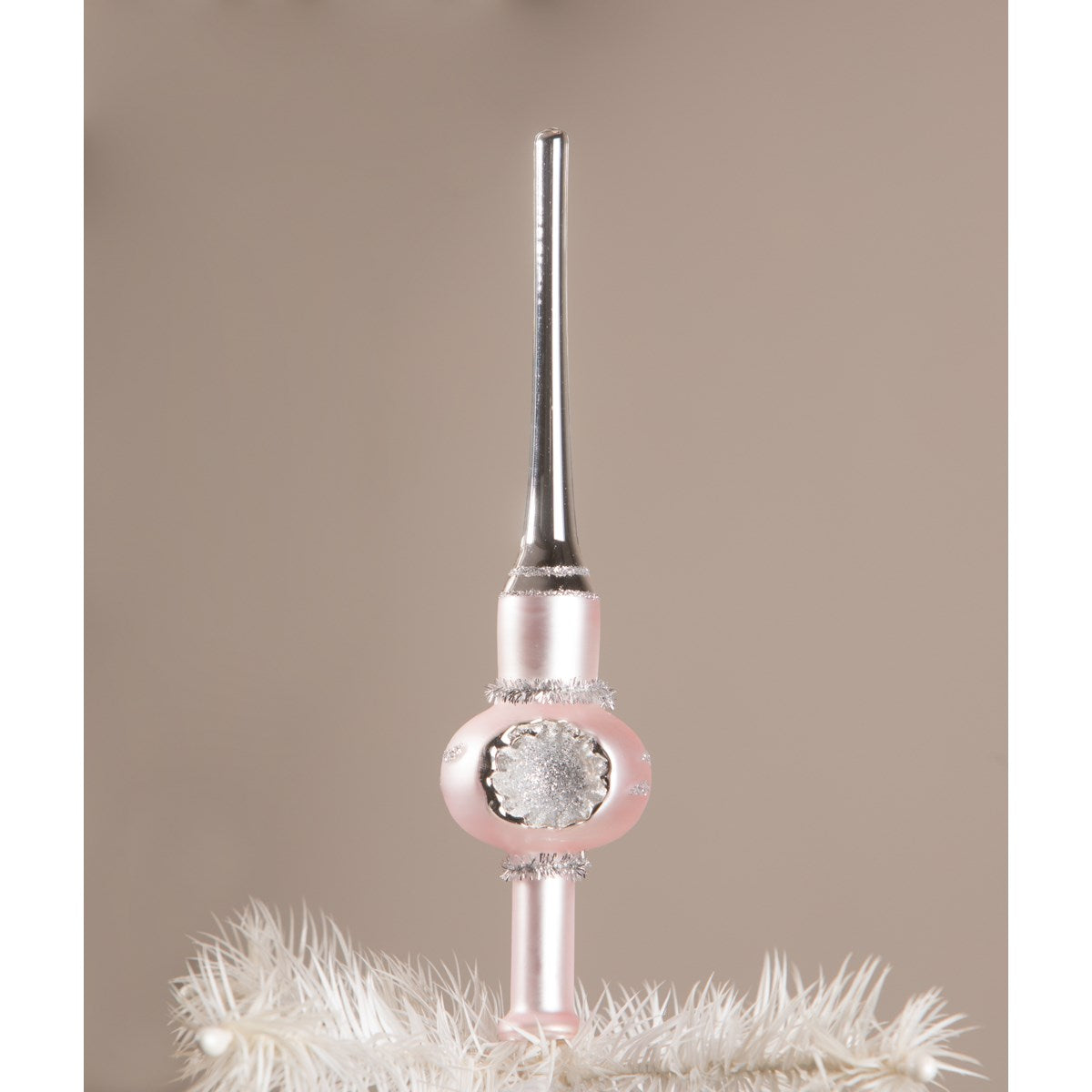 Small Pink Indent Tree Topper