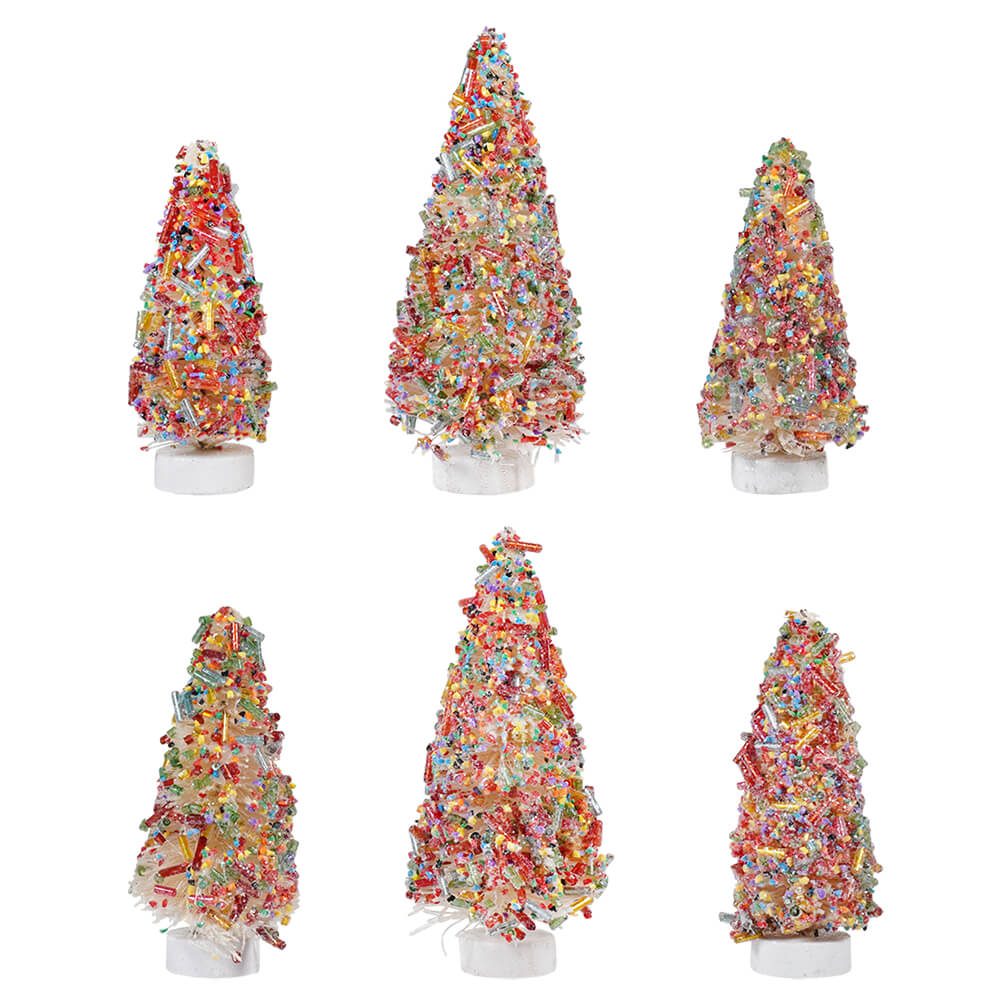 Bethany Lowe Spring Ombre Trees Set of 3