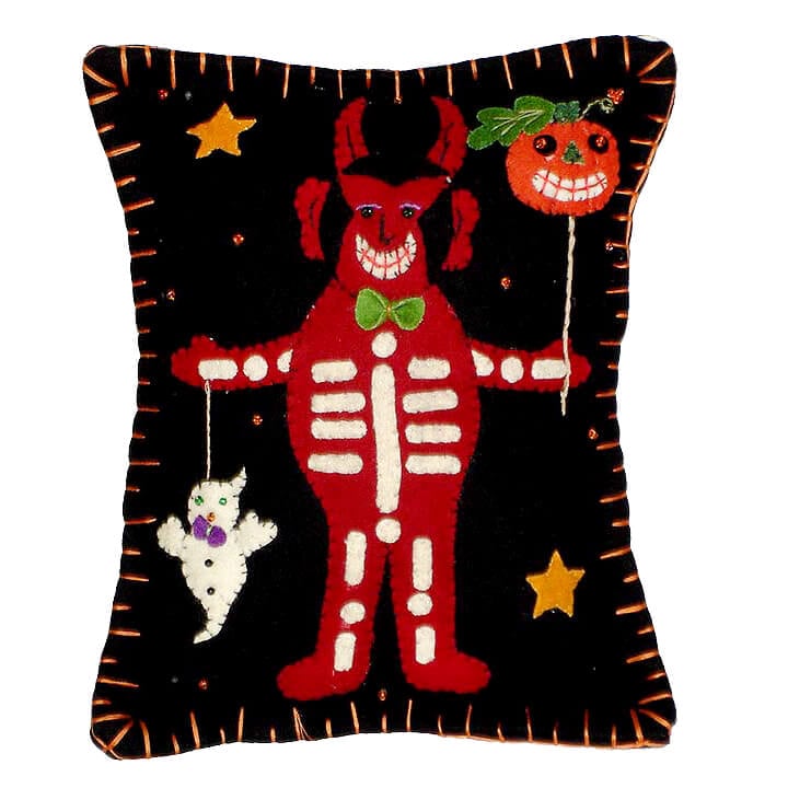 Devil Skeleton Treater Pillow